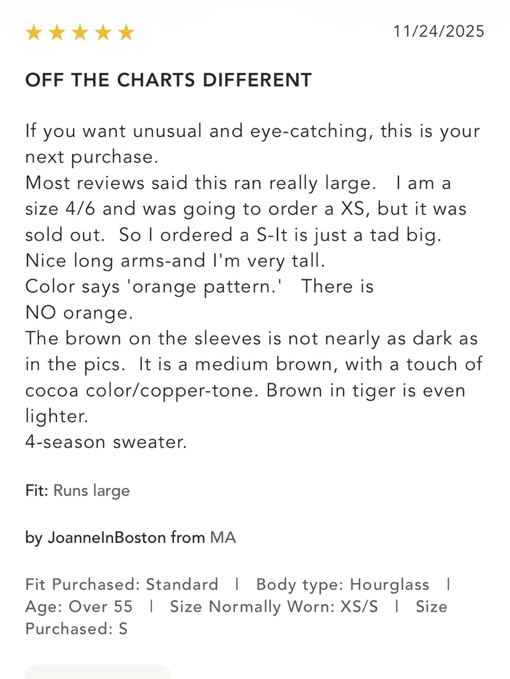 Anthropologie Pilcro Cable Knot Tiger 🐅 Icon Zip Up Sweater - Picture 11 of 15
